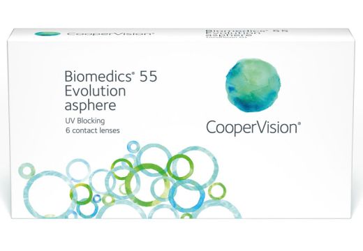 Biomedics 55 Evolution 6 db - mínuszos dioptria