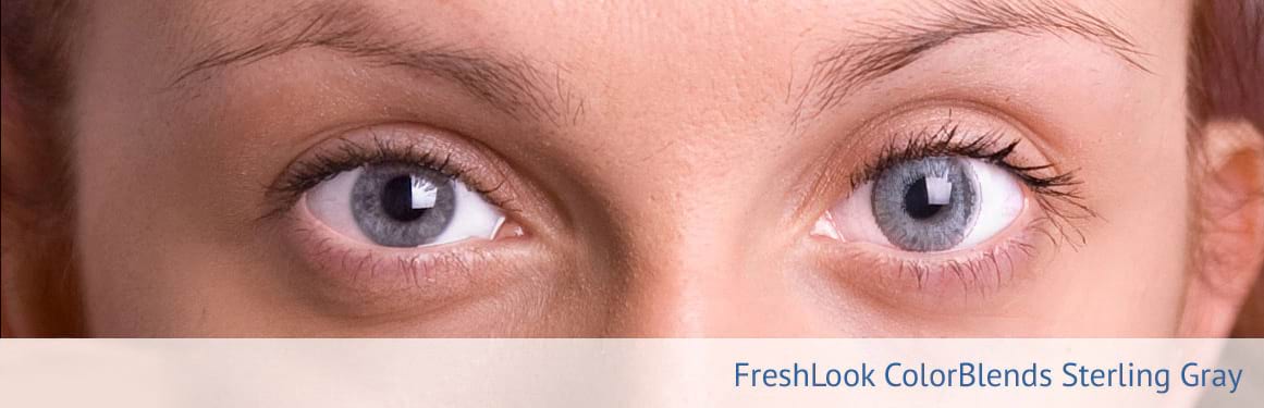 soczewki niebiesko-szare FreshLook ColorBlends - 1 osoba
